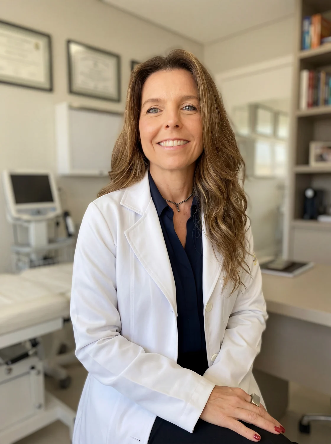Dra. Ana Paula Estephanelli em seu consultório em São Paulo